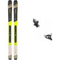 Salomon - Packs skis travessia - Pack Mtn 84 Pure Rainy/Lime 2024 para Homem - Cinzento