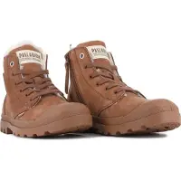 Palladium Botim com fivela 'Pampa' caramelo