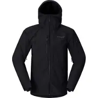 Norrøna - Casacos ski - Lofoten Gore-Tex Insulated Jacket M Caviar Black para Homem - Tamanho M - Preto