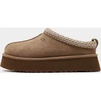 Ugg para mulher. 1174471 Sapatilhas de pele Tazz II castanho (37), Plano, Camurça, Nenhum, Casual, Bronze