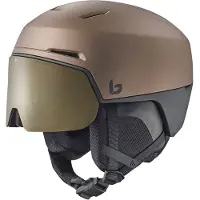 Bolle - Capacetes ski homem - X-Fusion Tungsten Black Matte Photochromic Gold para Unissexo - Tamanho 59-62 cm - Castanho