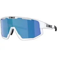 Bliz - Óculos sol - Vision Matt White Smoke W Blue Multi para Unissexo - Branco