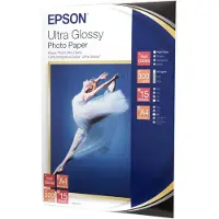 Epson Papel fotográfico S041927 Ultra Glossy | A4, 300 g, 15 folhas