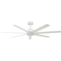 Lucci air Ventilador de teto Beacon com luz Atlanta branco 142 cm silencioso
