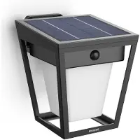 Philips Candeeiro de parede exterior LED Nissa UE, plástico, IP44