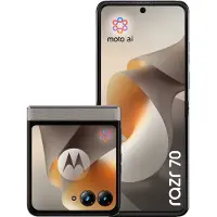 Motorola razr 70 - PANTONE Hematite MediaTek Dimensity 7450X Processor 2,60 GHz , Android 16 ou posterior, 256 GB - PBB60003SE