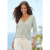 LASCANA Camisa verde pastel