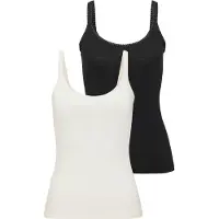 LASCANA Top creme / preto