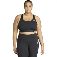 Adidas Optimé Essentials Workout 3-Stripes Medium Support Bra (Plus Size)