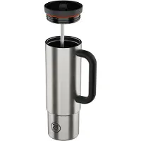 24Bottles Caneca Térmica Straw Cup Brushed Steel 800ml 800 Ml
