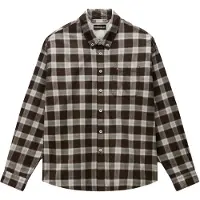 Napapijri Camisa 'EOS' chocolate / branco
