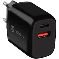 Tactical Carregador De Parede Usb-a E Usb-c Base Plug Dual 20w