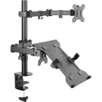 Equip Suporte De Mesa Com Dois Braços Para Telas De 13-32´´ 8kg