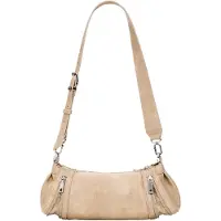 Desigual , Bolsa média efeito couro, Mulher, Poliuretano, Branco, U