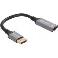Lanberg Adaptador Displayport 8k Hdmi 20 Cm