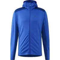 Haglöfs - Vestuário caminhada - L.I.M Mid Multi II Hood M Northern Blue/Evening Blue para Homem - Tamanho S - Azul