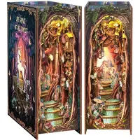 Cutebee Quebra-cabeça 3d Book Nook The Grace Of Forest