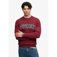 Superdry para homem. M2014590A Camisola Athletic Applique Relaxed vermelha (XXL), Vermelho, Casual, Grená, Algodão