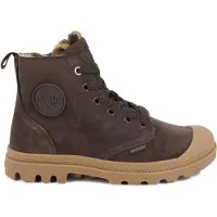 Palladium Botim com fivela 'Pampa' castanho escuro