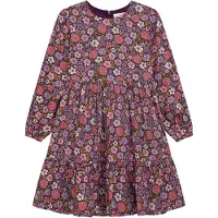 DANAMADE Vestido 'Hanne' verde escuro / lavanda / rosa claro / bordeaux