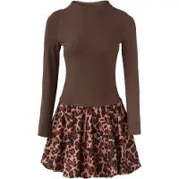 Imily Bela Vestido mistura de cores