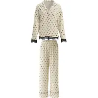 Imily Bela Pijama bege / castanho / preto