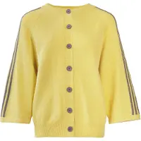 Imily Bela Casaco de malha amarelo / cinzento