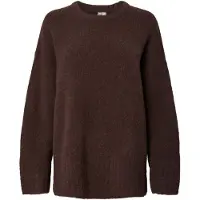 Pieces Pullover 'PCTina' castanho