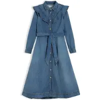 Tommy Hilfiger Vestido Midi De Manga Comprida Ww0ww51463