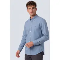 HARMONT & BLAINE para homem. CRR026013945M Camisa Popeline azul (S), Algodão, Clássico, Manga comprida