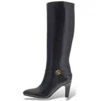 GUESS para mulher. FLFOATLEA11 Botas de Couro Oatie preto (36), 3 a 5cm, Zíper, Casual, Clássico
