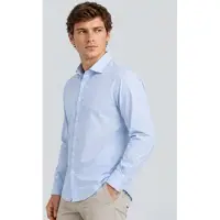 HARMONT & BLAINE para homem. CNR001012523I Camisa Popeline Stretch Tin azul (XXL), Casual, Algodão, Clássico, Manga comprida