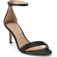 Ralph Lauren Sandálias com tiras 'ALLIE' preto