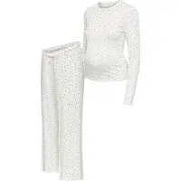 ONLY Maternity Pijama 'OLMNINA' preto / branco
