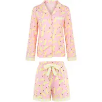 Imily Bela Pijama mistura de cores / rosa claro