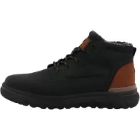 Tom Tailor Botas com atacadores conhaque / preto