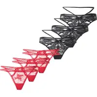 Hunkemoller Tanga vermelho / preto
