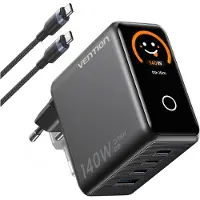 Vention Carregador De Parede Tz-fcoh0-eu Usb/usb-c 140w
