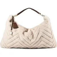 Liu Jo para mulher. AF6194-E1161 Bolsa Hobo Bag bege (OSFA), Casual, Poliéster