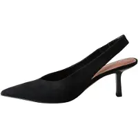 Next Sapatos abertos atrás preto