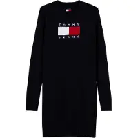 Tommy Hilfiger Vestido Curto De Manga Comprida Dw0dw23322
