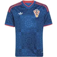 Adidas Camisa funcionais 'Kroatien 26' azul / navy / vermelho / branco