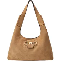 GUESS Mala de ombro 'Sunset' castanho