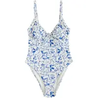 Next Fato de banho creme / azul