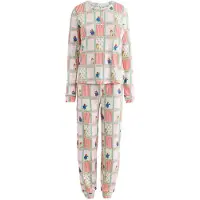 Cath Kidston Pijama creme / navy / verde claro / vermelho vivo