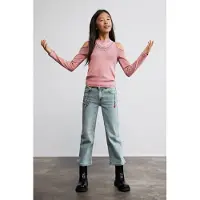 Desigual , Camiseta com alças em corrente, Infantil, AlgodÃO, Vermelho, 11/12