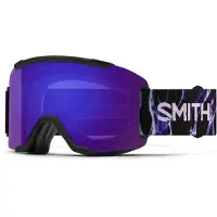 Smith - Máscaras ski - Squad Black Flex Plasma / Chromapop Everyday Violet Mirror + ChromaPop Storm Blue Sensor Mirror para Unissexo - Preto