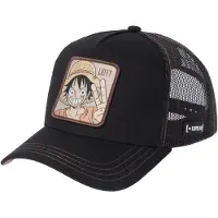 Capslab Boné 'Gorra negra luffy wan3b trucker cap' preto