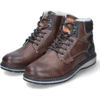 Tom Tailor DENIM Botas com atacadores castanho