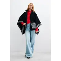 Desigual Capa cinzento denim / preto